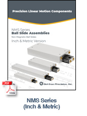 Deltron Precision NMS Series Non-Magnetic Ball Slides Brochure